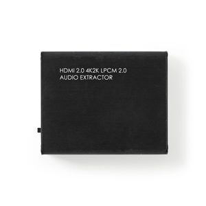 Nedis HDMI extractor HDMI in naar HDMI, Toslink & mini-jack uit