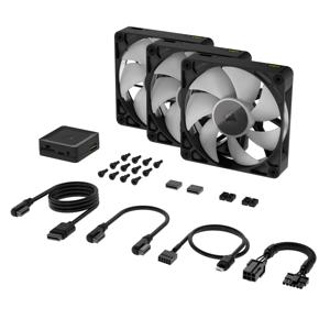 Corsair iCUE LINK RX120 RGB Computer behuizing Ventilator 12 cm Zwart 3 stuk(s)