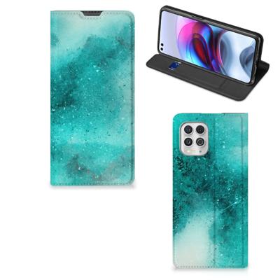 Bookcase Motorola Moto G100 Painting Blue Bookcase Motorola Moto G100 Painting Blue