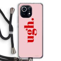 Ugh: Xiaomi Mi 11 Transparant Hoesje met koord