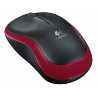 Draadloze optische muis Logitech M185 RF 1000 dpi Rood
