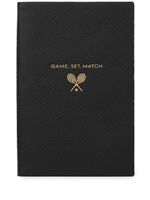 Smythson carnet Game Set Match - Noir