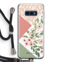 Sweet heaven geometrics: Samsung Galaxy S10e Transparant Hoesje met koord