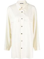 DARKPARK chemise Julie en laine vierge - Tons neutres