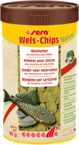 Sera Wels-Chips Nature 250ml - Natuurvoer voor Bodemvissen, Zonder Kunstmatige Additieven