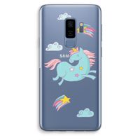 Vliegende eenhoorn: Samsung Galaxy S9 Plus Transparant Hoesje