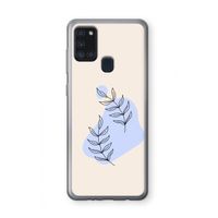 Leaf me if you can: Samsung Galaxy A21s Transparant Hoesje