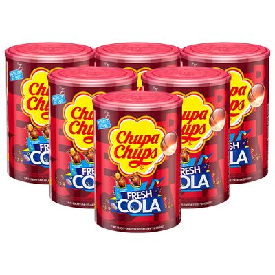 Chupa Chups - Lolly&apos;s Fresh Cola - 6x 100 stuks