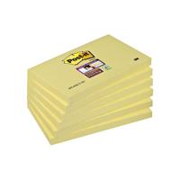 Memoblok post-it 655 super sticky 76x127mm geel