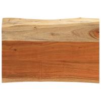 Tafelblad rechthoekig natuurlijke rand 60x40x3,8 cm acaciahout - thumbnail