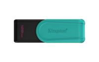 Kingston Technology DataTraveler 128GB Portable USB 3.2 Gen 1 Exodia S (Black/Turquoise)