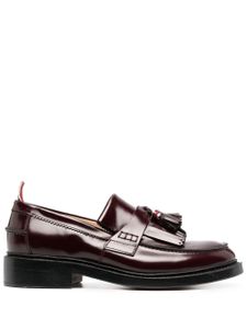 Thom Browne mocassins en cuir verni - Rouge