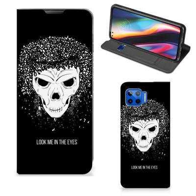 Mobiel BookCase Motorola Moto G 5G Plus Skull Hair Mobiel BookCase Motorola Moto G 5G Plus Skull Hair