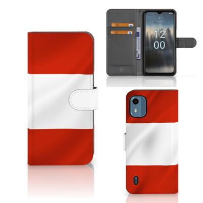 Nokia C12 | Bookstyle Case | Oostenrijk