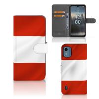 Nokia C12 | Bookstyle Case | Oostenrijk