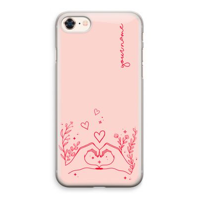Love is in the air: iPhone 8 Transparant Hoesje