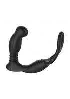 SIMUL8 Vibrating Dual Motor Anal Cock and Ball Toy - Black