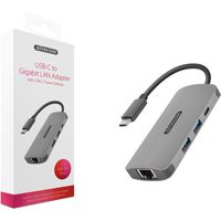 USB Type-C naar Gigabit Lan Adapter + USB-C Power Delivery Netwerkadapter - thumbnail