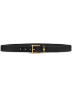 Versace ceinture Column en cuir - Noir