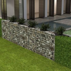 VidaXL Gabion mand 300x30x100 cm gegalvaniseerd staal