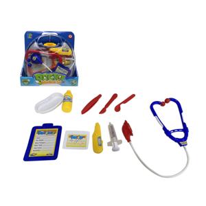 Dokterskoffer 10-delig - blauw