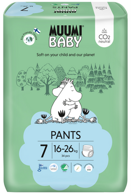 Moomin Baby Ecologische Luierbroekjes 7 Extra XL