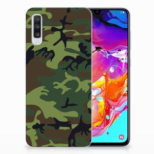 Samsung Galaxy A70 TPU bumper Army Dark