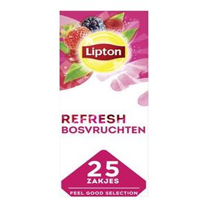 Lipton - Feel Good Selection Zwarte Thee Bosvruchten - 6x 25 zakjes