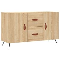 vidaXL Dressoir 100x36x60 cm bewerkt hout sonoma eikenkleurig