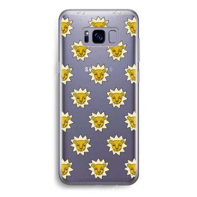 Leeuwenkoppen: Samsung Galaxy S8 Transparant Hoesje