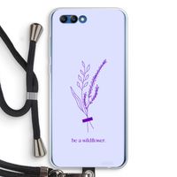 Be a wildflower: Honor 10 Transparant Hoesje met koord