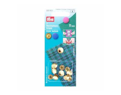 Stofknopen zonder matrijs 11mm goud