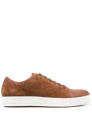 Lanvin baskets DBB1 en daim - Marron