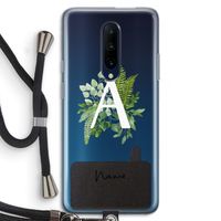 Green Brush: OnePlus 7 Pro Transparant Hoesje met koord