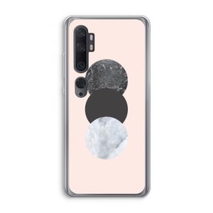 Marmeren cirkels: Xiaomi Mi Note 10 Transparant Hoesje