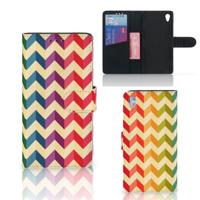 Sony Xperia Z3 | Telefoon Hoesje | Zigzag Multi Color