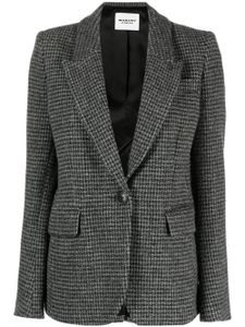 MARANT ÉTOILE blazer en tweed à simple boutonnière - Gris