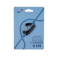 Ticket to the Moon Aluminium Karabijnhaken - AL-7075 - 6kN - 600 kg - Set van 2 stuks