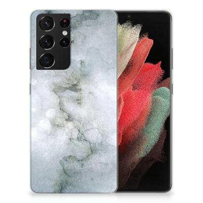 Smartphone hoesje Samsung Galaxy S21 Ultra Painting Grey Smartphone hoesje Samsung Galaxy S21 Ultra Painting Grey