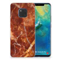 Huawei Mate 20 Pro | TPU | Siliconen hoesje | Marmer Bruin
