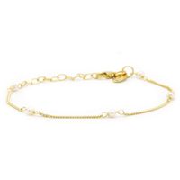 Karma Armband Pearls Goud