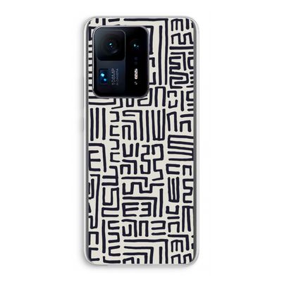 Moroccan Print: Xiaomi Mi Mix 4 Transparant Hoesje
