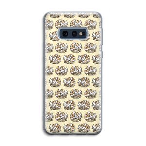Slapende poes: Samsung Galaxy S10e Transparant Hoesje