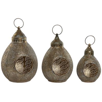 KaarshoudersHome ESPRIT Gouden Metaal 23 x 23 x 34 cm