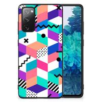 Samsung Galaxy S20 FE Backcover Blokken Kleurrijk Samsung Galaxy S20 FE Backcover Blokken Kleurrijk