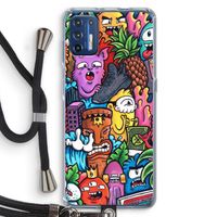 Vexx Mixtape: Motorola Moto G9 Plus Transparant Hoesje met koord