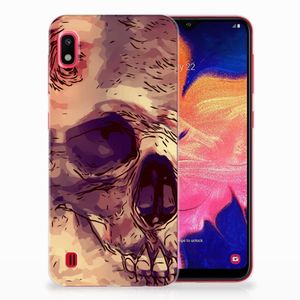 Silicone Back Case Samsung Galaxy A10 Skullhead