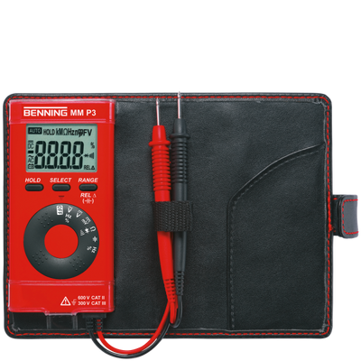 Benning MM P3 Digitale Multimeter voor het meten van spanning, weerstend, freqeuntie tot 600V