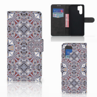 Huawei P30 Pro Bookcase Flower Tiles - thumbnail