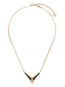 Christian Dior Pre-Owned collier à détail V (années 1990)